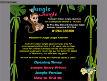 Tablet Screenshot of jungle-jungle.co.uk